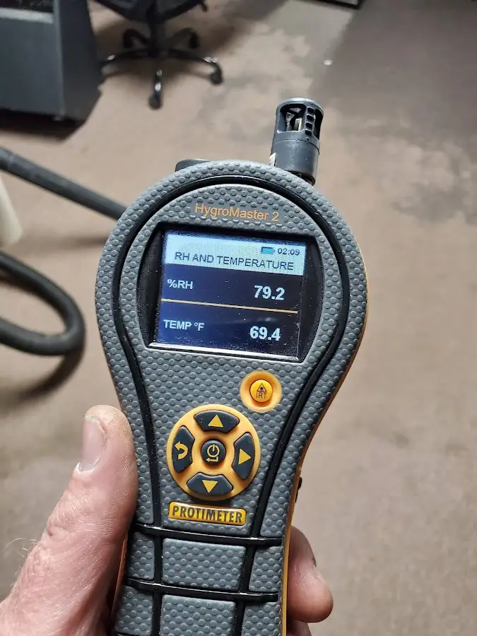 Moisture meter humidity assessment for Mold Remediation & Removal in Palm Springs North