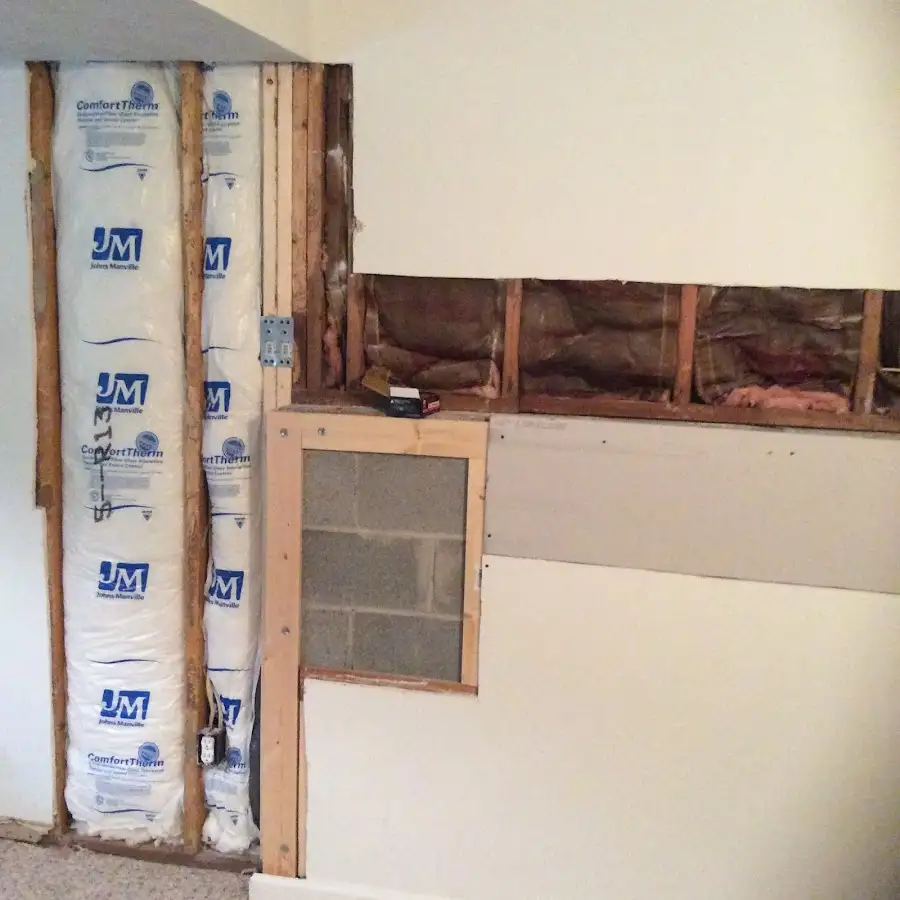 Wall insulation replacement during Structural Drying in Palm Springs North